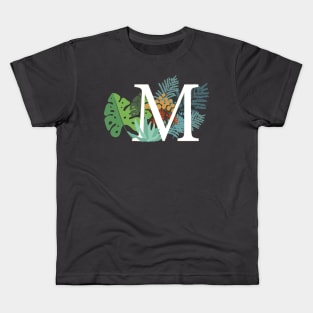 Plant Letter M Kids T-Shirt